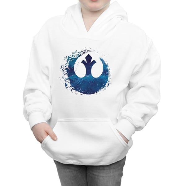 Star Wars: The Rise of Skywalker Boys Star Wars The Rise Of Skywalker Resistance Symbol Wave Hoodie