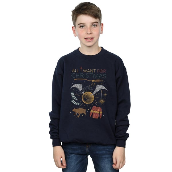 Harry Potter Boys All I Want For Christmas Sweatshirt