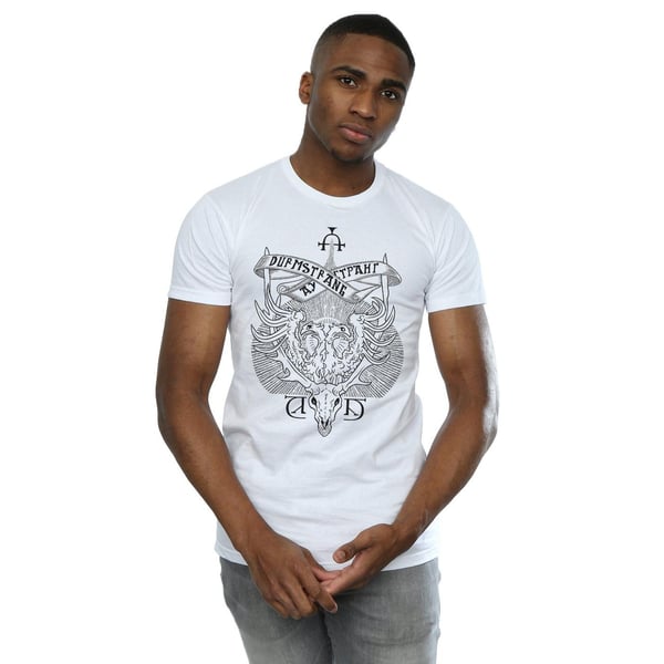 Harry Potter Mens Durmstrang Institute Crest T-Shirt