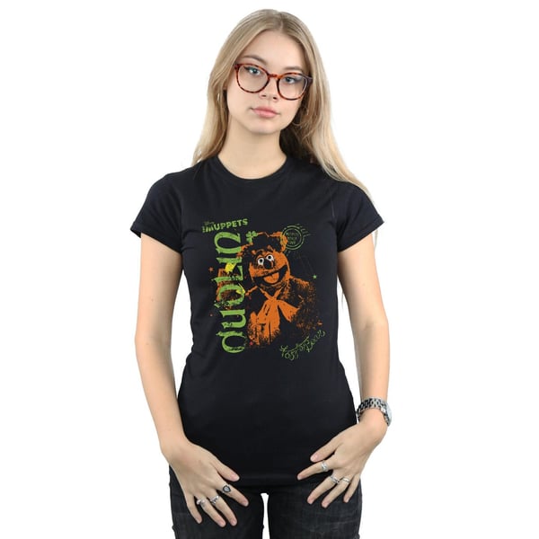 Disney Womens/Ladies The Muppets Fozzie Bear In Dublin Cotton T-Shirt