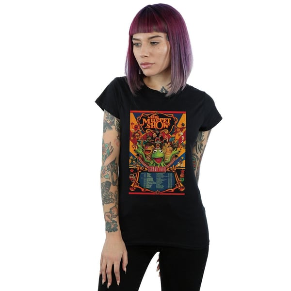 Disney Womens/Ladies The Muppets The Muppet Show Poster Cotton T-Shirt
