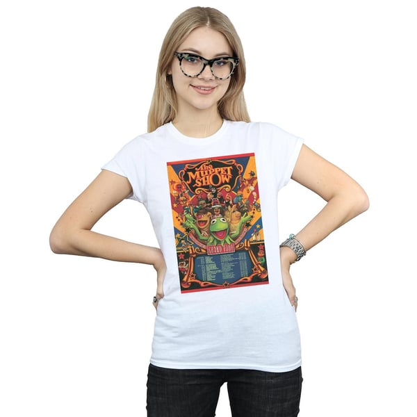 Disney Womens/Ladies The Muppets The Muppet Show Poster Cotton T-Shirt