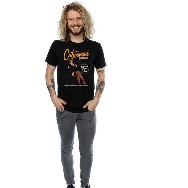 DC Comics Mens Catwoman Bombshell Cover T-Shirt