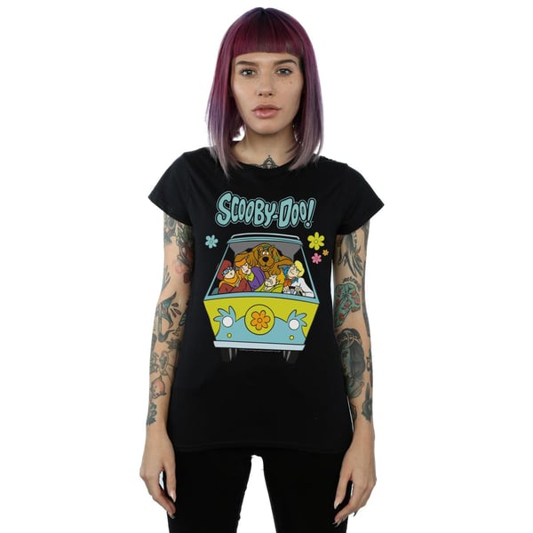 Scooby Doo Womens/Ladies Mystery Machine Group Cotton T-Shirt