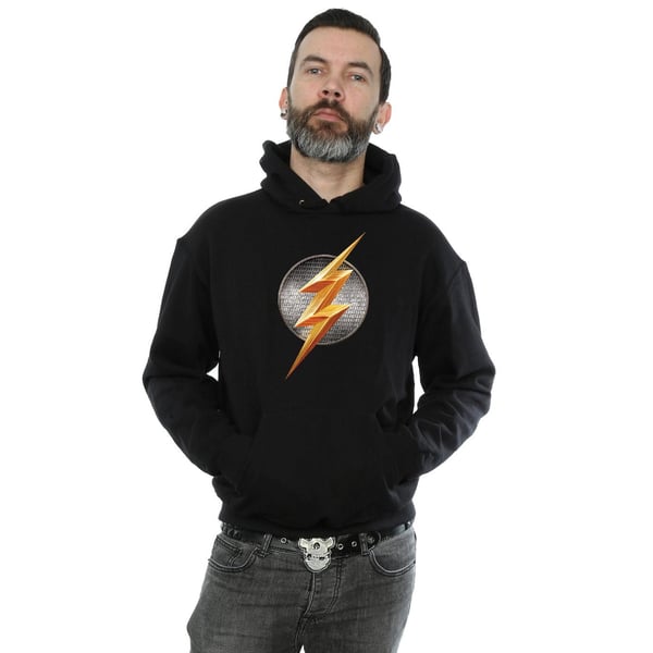 DC Comics Mens Justice League Movie Flash Emblem Hoodie
