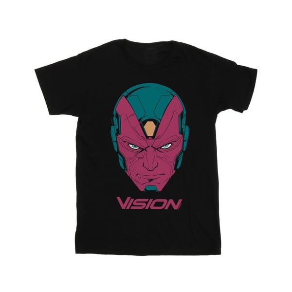 Marvel Womens/Ladies Avengers Vision Head Cotton Boyfriend T-Shirt