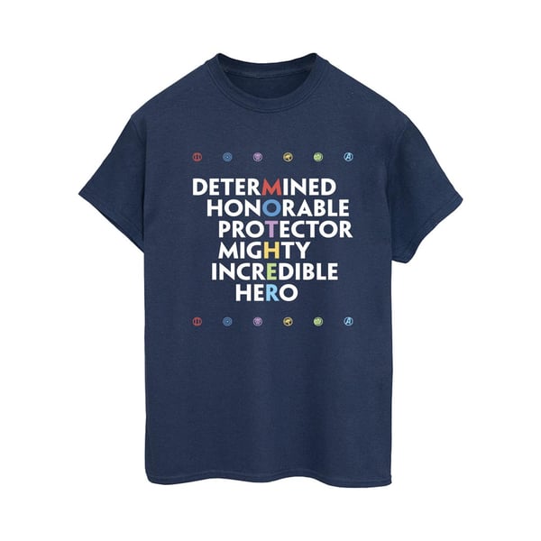Marvel Womens/Ladies Avengers Mother Cotton Boyfriend T-Shirt