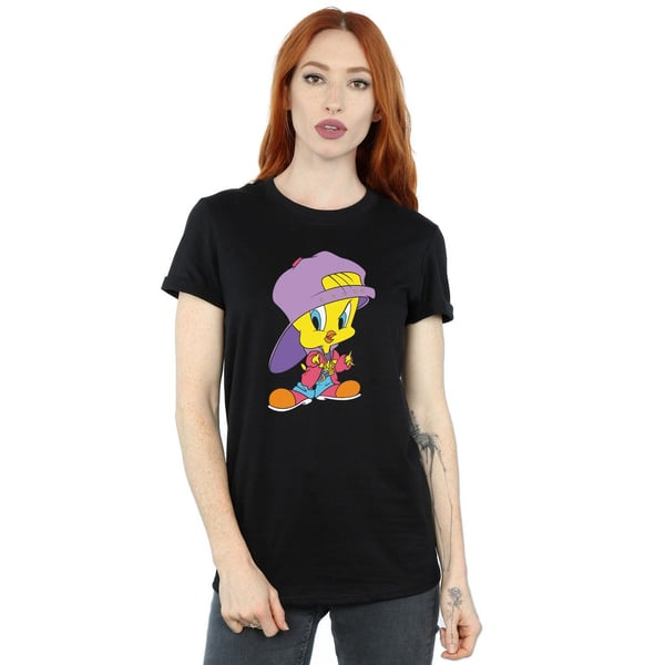 Looney Tunes Womens/Ladies Tweety Pie Hip Hop Cotton Boyfriend T-Shirt
