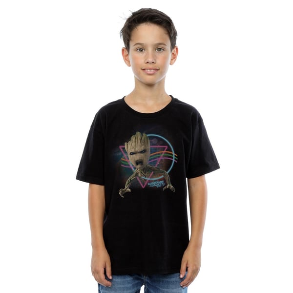 Marvel Boys Guardians Of The Galaxy Neon Groot T-paita