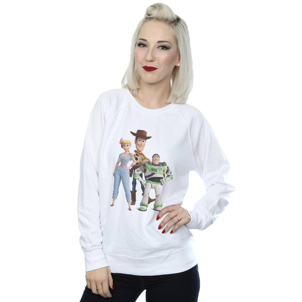 Disney Womens/Ladies Toy Story 4 Woody Buzz and Bo Peep Sweatshirt