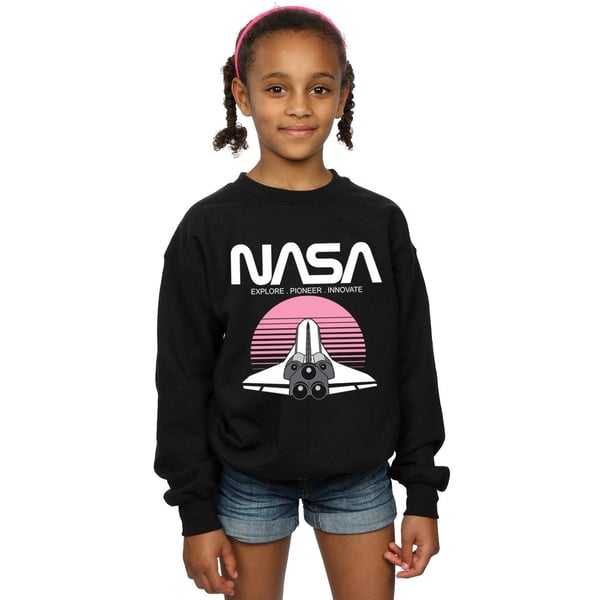 NASA Girls Space Shuttle Sunset Sweatshirt