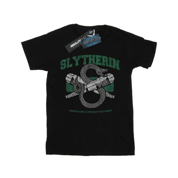 Harry Potter Boys Slytherin Quidditch Emblem T-Shirt
