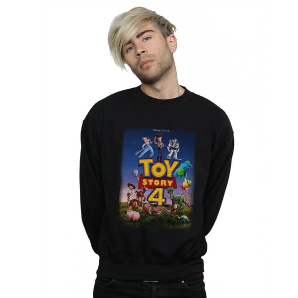 Disney Mens Toy Story 4 Poster Art Sweatshirt