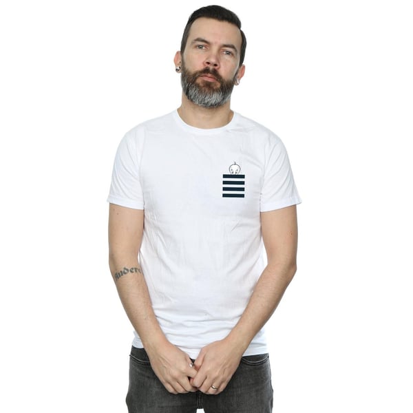 Looney Tunes Herr Tweety Pie Randig Fickimitation T-Shirt
