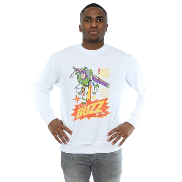 Disney Mens Toy Story 4 The Original Buzz Lightyear Sweatshirt
