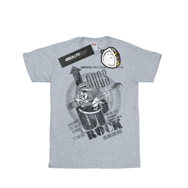 Looney Tunes Mens Bugs Bunny What´s Up Rock T-Shirt