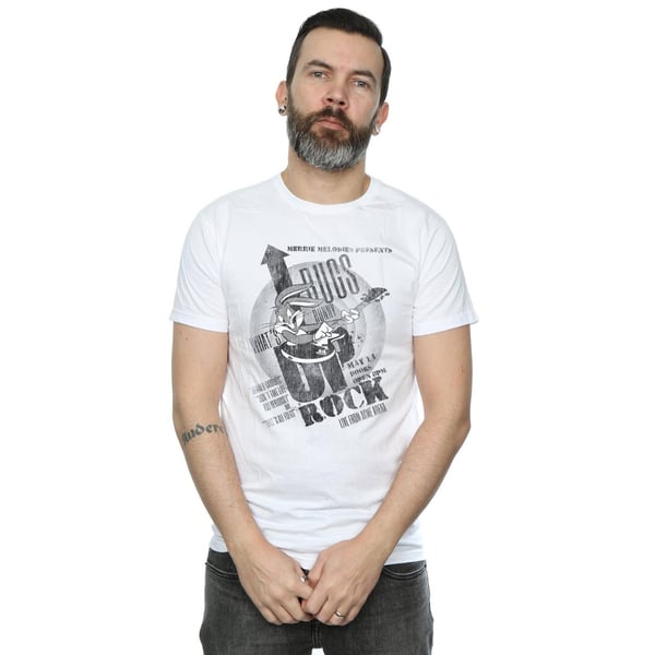 Looney Tunes Mens Bugs Bunny What´s Up Rock T-Shirt