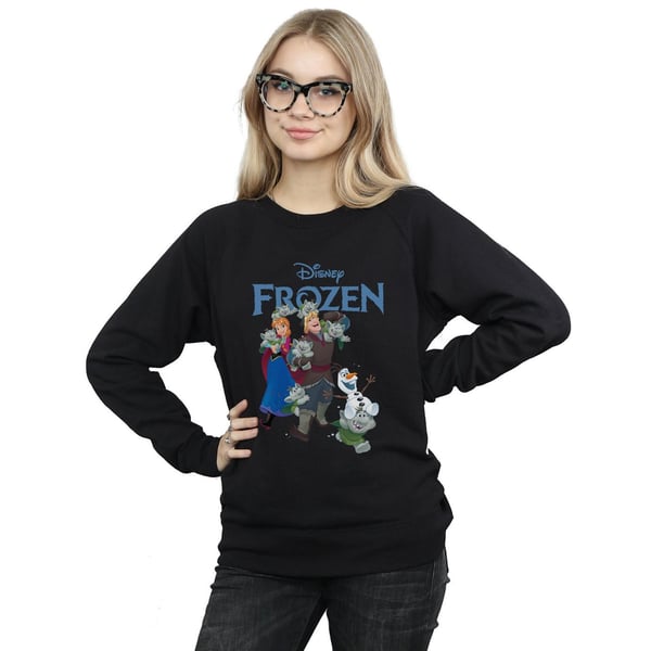 Disney Womens/Ladies Frozen Happy Trolls Sweatshirt