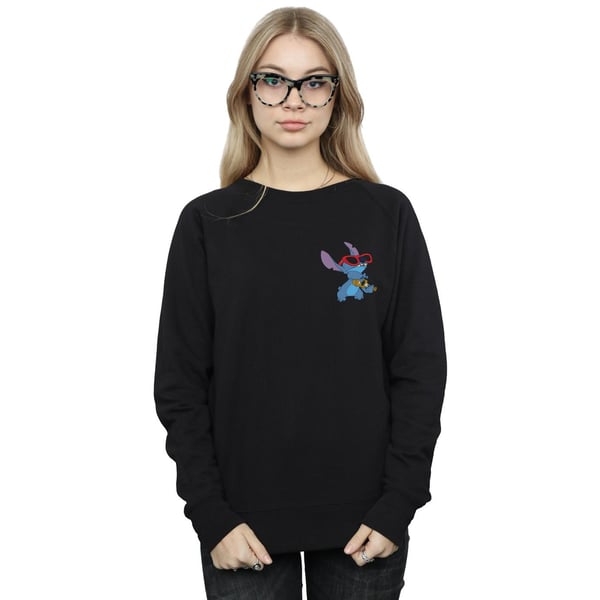 Disney Womens/Ladies Lilo And Stitch Guitar Sweatshirt