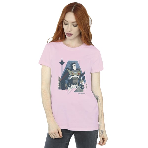 Disney Womens/Ladies Lightyear Look To The Stars Cotton Boyfriend T-Shirt