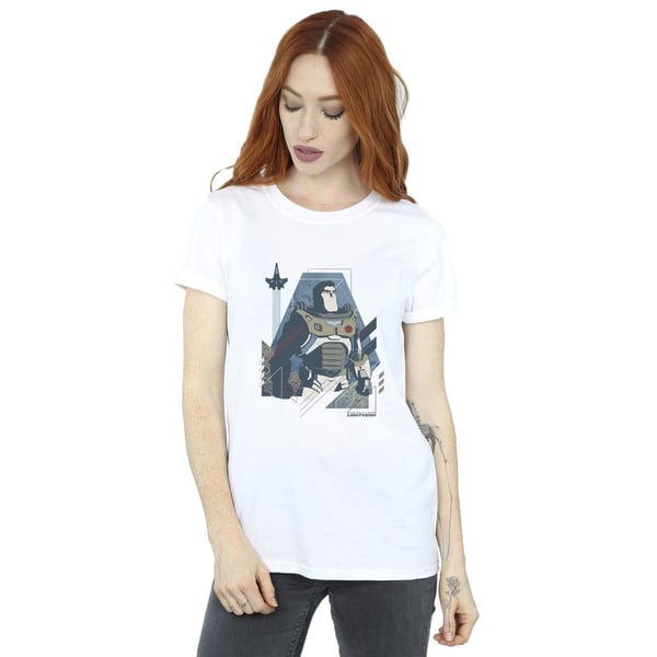 Disney Womens/Ladies Lightyear Look To The Stars Cotton Boyfriend T-Shirt