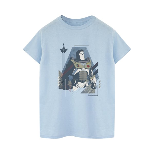 Disney Womens/Ladies Lightyear Look To The Stars Cotton Boyfriend T-Shirt