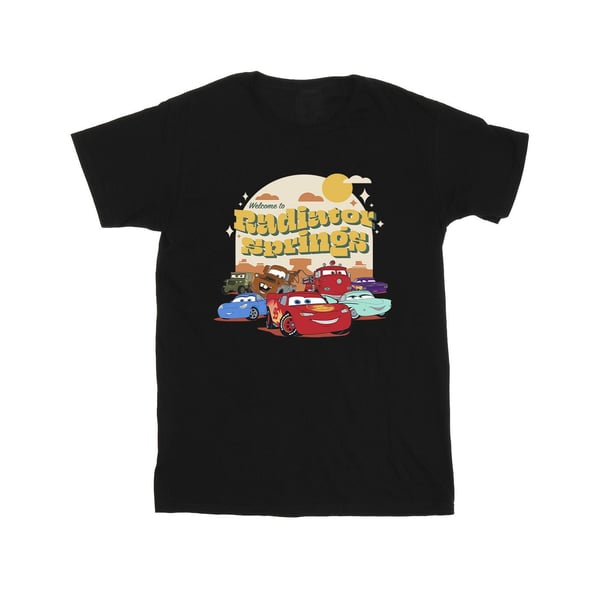 Disney Girls Cars Radiator Springs Group Cotton T-Shirt