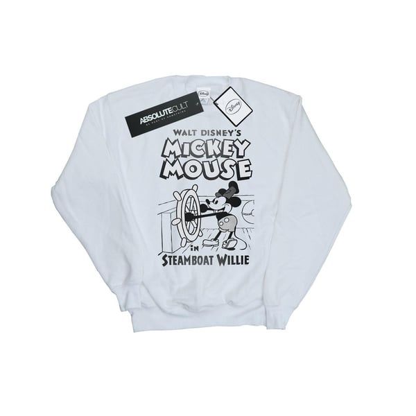 Disney Womens/Ladies Mickey Mouse Steamboat Willie Sweatshirt