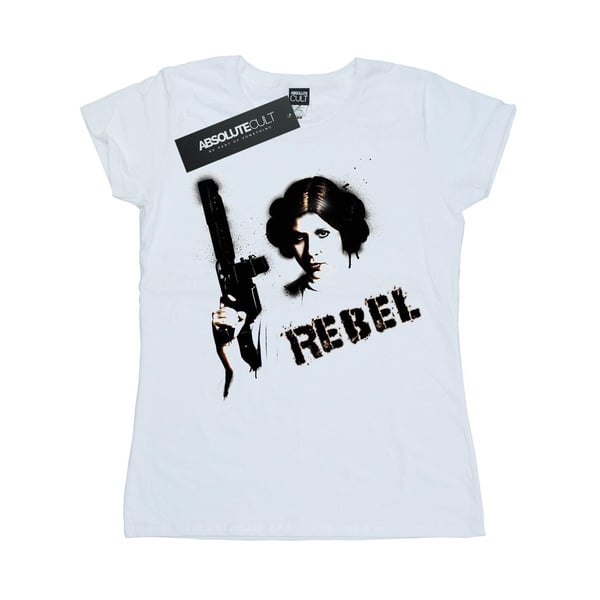 Star Wars Womens/Ladies Princess Leia Rebel Cotton T-Shirt