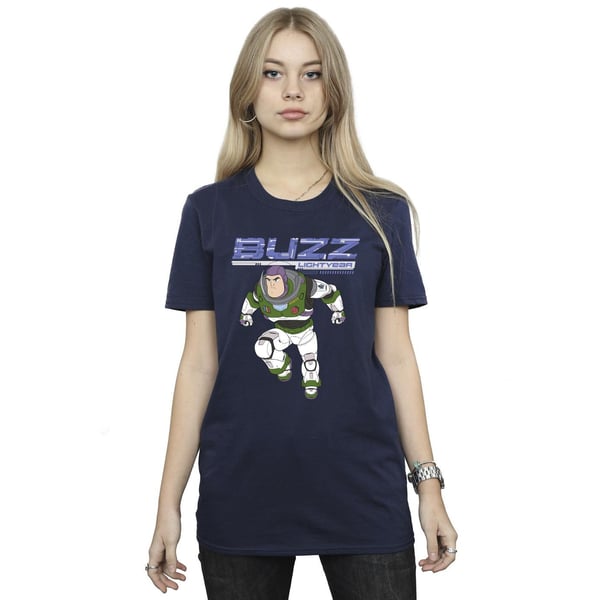 Disney Womens/Ladies Lightyear Buzz Jump To Action Cotton Boyfriend T-Shirt