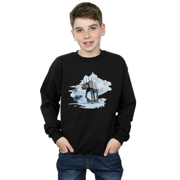 Star Wars Boys Christmas AT-AT Reindeer Sweatshirt