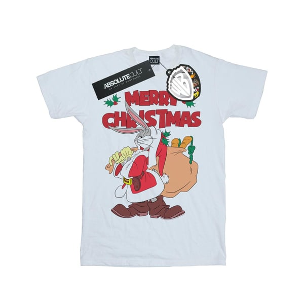 Looney Tunes Mens Santa Bugs Bunny T-Shirt