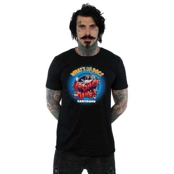 Looney Tunes Mens Cartoons What´s Up Doc Circle T-Shirt