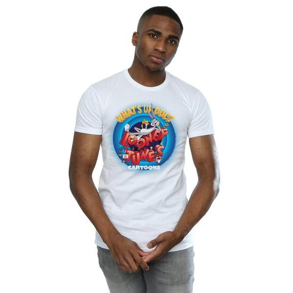 Looney Tunes Mens Cartoons What´s Up Doc Circle T-Shirt