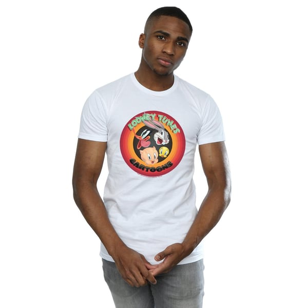 Looney Tunes Mens Cartoons Circle T-Shirt