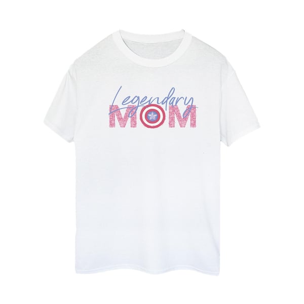 Marvel Womens/Ladies Avengers Captain America Mum Cotton Boyfriend T-Shirt