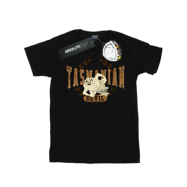 Looney Tunes Miesten Tasmanian Devil Varsity T-paita