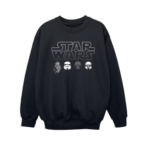 Star Wars Boys Character Heads Sweatshirt