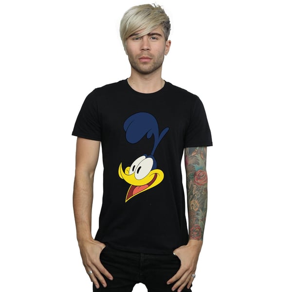 Looney Tunes Mens Road Runner Face T-Shirt