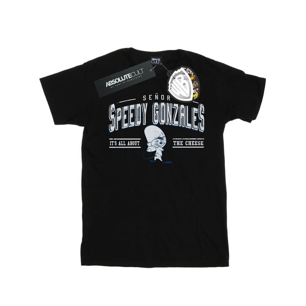 Looney Tunes Mens Speedy Gonzales All About Cheese T-Shirt