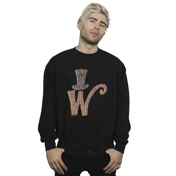 Willy Wonka Mens W Logo Hat Sweatshirt