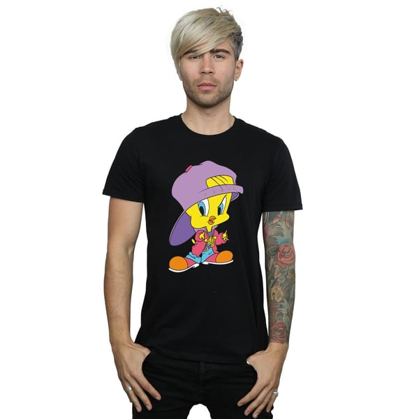 Looney Tunes Mens Tweety Pie Hip Hop T-Shirt