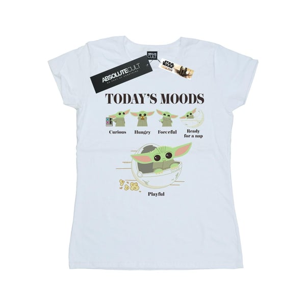 Star Wars Womens/Ladies The Mandalorian The Child Moods Cotton T-Shirt