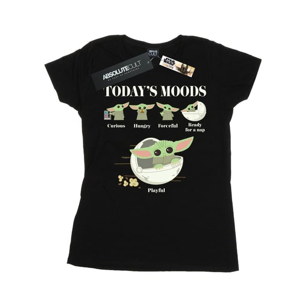 Star Wars Dam/Kvinnor The Mandalorian The Child Moods T-shirt i bomull