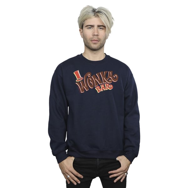 Willy Wonka Mens Bar Logo Sweatshirt