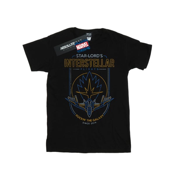 Marvel Womens/Ladies Guardians Of The Galaxy Interstellar Flights Cotton Boyfriend T-Shirt