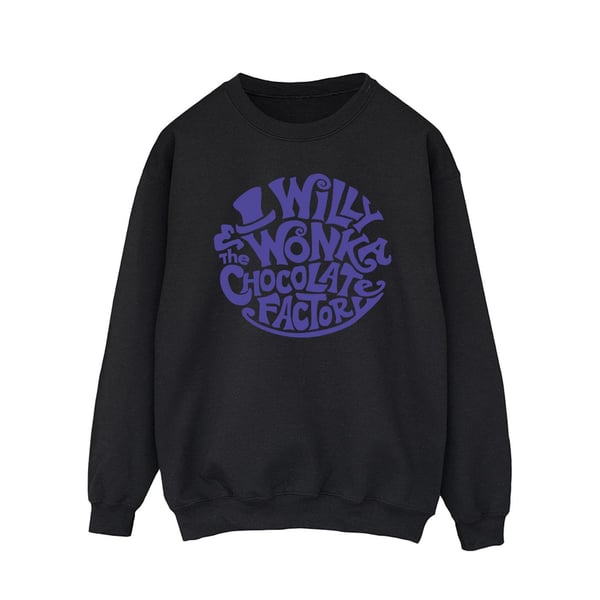 Willy Wonka & The Chocolate Factory Mens Typed Logo Sweatshirt