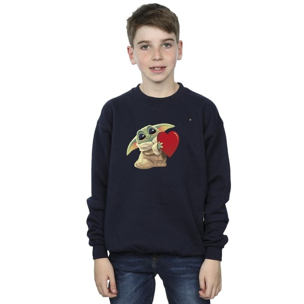 Star Wars Boys The Mandalorian The Kids With Heart Sweatshirt