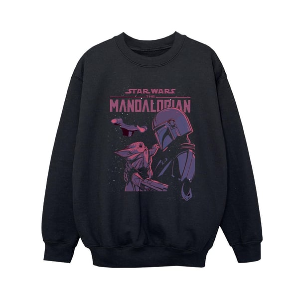 Star Wars Boys The Mandalorian Hello Friend Sweatshirt