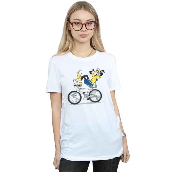 Disney Womens/Ladies Goofy Tour De Goofy Cotton Boyfriend T-Shirt
